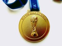 Лот: 16014339. Фото: 5. Копия золотой медали Fifa Чемпионат...