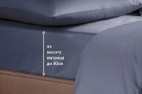 Лот: 24634055. Фото: 2. Простыня на резинке EDELSON Tencel. Домашний текстиль