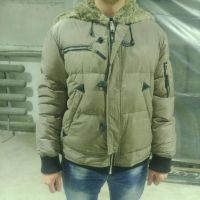 Лот: 10467839. Фото: 3. Пуховик мужской капюшон кролик. Одежда, обувь, галантерея