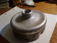 Лот: 17109936. Фото: 2. НОВАЯ Щетка круглая на алюминиевом... Инструмент и расходные