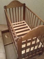 Лот: 3177783. Фото: 4. Кроватка детская с маятником. Красноярск