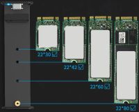 Лот: 17038334. Фото: 2. Корпус для SSD M.2 NVME. Комплектующие