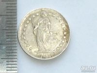 Лот: 13473260. Фото: 5. Монета 1/2 франк - 50 раппен Швейцария...