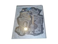 Лот: 4743909. Фото: 3. Девочка с Рыбкой. стекло. гравировка... Ручная работа