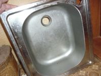 Лот: 3744473. Фото: 2. мойка раковина нержавейка бу. Сантехника, водопровод