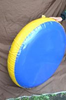 Лот: 4861933. Фото: 2. Тюбинг, санки - плюшки. Цвет сине-желтый. Спортивные товары