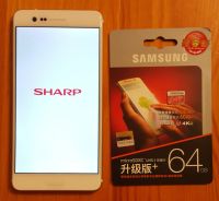 Лот: 12956290. Фото: 2. Новый SHARP Z3 + microSD Samsung... Смартфоны, связь, навигация