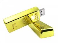 Лот: 3247164. Фото: 3. USB flash ( флешка ) золотой слиток... Компьютеры, оргтехника, канцтовары