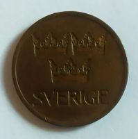 Лот: 22174787. Фото: 2. Швеция 5 эре 1973 Густав VI Адольф... Монеты