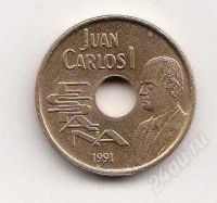 Лот: 2465319. Фото: 2. Испания 25 песет 1991 Олимпиада... Монеты
