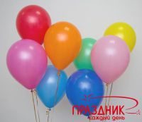 Лот: 3168192. Фото: 2. 50 шаров с гелием 10" (25см) любого... Сувениры, подарки