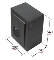 Лот: 25897356. Фото: 3. Корпус Ginzzu B400+Блок питания... Компьютеры, оргтехника, канцтовары