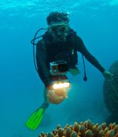 Лот: 12248165. Фото: 2. Led Фонарь подводный GoPro | Новая... Аксессуары, расходные материалы