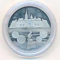 Лот: 25883147. Фото: 2. Россия 2019 Медаль Жетон 295 лет... Значки, медали, жетоны