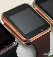 Лот: 16029980. Фото: 2. ⌚ Smart Watch W8 золотистые коричневый... Смартфоны, связь, навигация