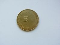 Лот: 7550825. Фото: 2. Словения 5 толаров 1995 " 50 лет... Монеты