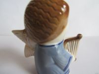 Лот: 17473535. Фото: 3. Ангел с арфой ,авторская керамика... Коллекционирование, моделизм