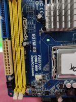 Лот: 24969543. Фото: 2. Мат. плата ASRock/G31M-GS/LGA775... Комплектующие