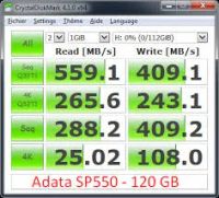 Лот: 6666257. Фото: 2. SSD ADATA SP550 120Gb SATA3 Ultra... Комплектующие