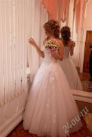 Лот: 598314. Фото: 2. Шикарное свадебное платье принцессе. Свадебная мода