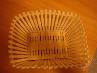 Лот: 691481. Фото: 2. Вазочка деревянная для фруктов. Посуда, кухонная утварь