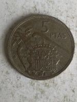 Лот: 16494192. Фото: 3. Испания 5 песет, 1957 г. Коллекционирование, моделизм