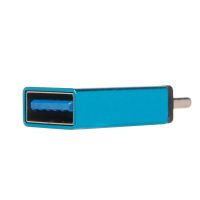 Лот: 21259255. Фото: 2. Адаптер - OTG Type-C/USB (blue... Аксессуары