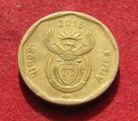 Лот: 20110546. Фото: 2. ЮАР 20 центов, 2015 г. Монеты