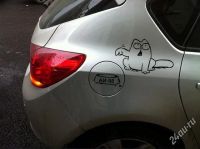 Лот: 1503128. Фото: 2. Наклейка Кот Саймона, Аи - 95... Автохимия, масла, тюнинг