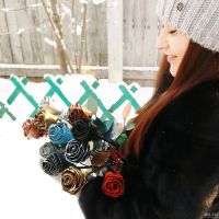 Лот: 13208212. Фото: 4. Кованая арома роза #5 цвет Серебро... Красноярск