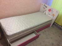 Лот: 15337351. Фото: 3. Кровать детская Алиса с матрасом. Мебель