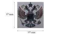 Лот: 9890011. Фото: 4. Герб России,размер 97х97мм.