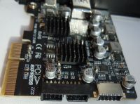 Лот: 25796924. Фото: 3. плата pci-e - USB 3.1 + USB type-c. Компьютеры, оргтехника, канцтовары