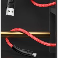 Лот: 22146431. Фото: 4. Кабель USAMS Micro U41 3m Red. Красноярск
