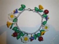 Лот: 308590. Фото: 2. Изделия из полимерной глины браслет... Ювелирные изделия, бижутерия, часы