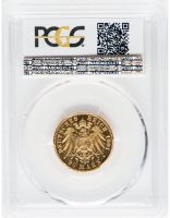 Лот: 21580935. Фото: 2. золотая монета 20 марок 1901 г... Монеты