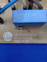 Лот: 25239726. Фото: 3. Плата управления с разъемами 6870FX5059B... Бытовая техника