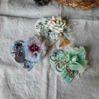 Лот: 16954472. Фото: 7. Ёлочное украшение "Сердце лиловое...