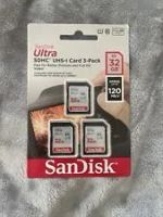Лот: 24664885. Фото: 3. Карта памяти SanDisk 32GB Ultra... Компьютеры, оргтехника, канцтовары