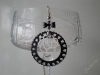 Лот: 492829. Фото: 2. Стильные сережки №1. Ювелирные изделия, бижутерия, часы