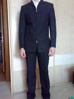 Лот: 904368. Фото: 3. Костюм черный в полоску. Одежда, обувь, галантерея