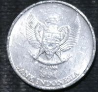 Лот: 14034871. Фото: 2. Экзотика с рубля (19002) Индонезия. Монеты