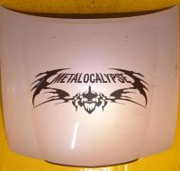 Лот: 3451023. Фото: 2. Наклейка виниловая на авто "Metalopocalypse... Автохимия, масла, тюнинг
