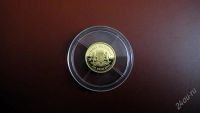 Лот: 2023007. Фото: 2. Редкая золотая монета Сомали со... Монеты