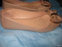 Лот: 10096599. Фото: 3. Золотистые балетки с бантом 37... Дети растут