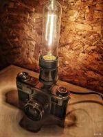 Лот: 18258137. Фото: 3. Светильник loft подарок фотографу... Строительство и ремонт