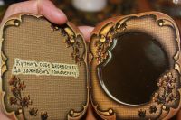 Лот: 3352759. Фото: 2. Зеркало с крышкой "Деревенька". Сувениры