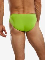 Лот: 25567098. Фото: 7. Плавки TYR Solid Brief, Зеленый