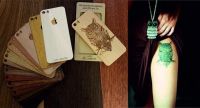 Лот: 13481082. Фото: 7. Накладки из дерева на iPhone.Чехлы...