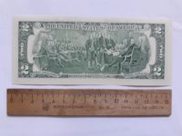 Лот: 25737968. Фото: 2. США 2 доллара двор L ,купюра на... Банкноты